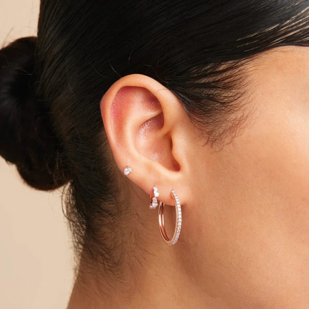 Rose Gold Earrings