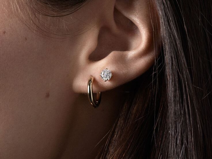 Diamond Stud Earrings