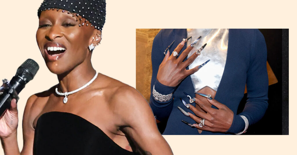 Cynthia Erivo in Messika Diamond Jewelry - Top Jewelry Looks from Grammys 2025 Red Carpet